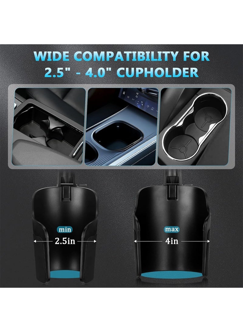 Chappeline ST41 2 in 1 Cup Holder Mount For Car 360 Degree Adjustable For All Smartphones And Bicycle, Motorcycle, Truck - Black - Image 3